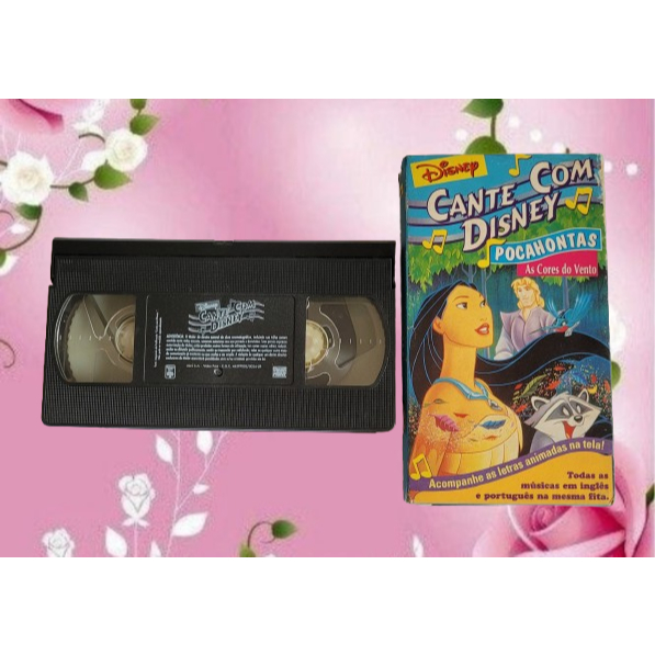 Cante Com Disney - Pocahontas: As Cores do Vento - Fita VHS
