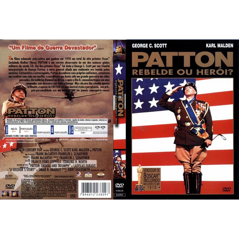 Patton Rebelde ou Herói  (George C. Scott)  LEGENDADO C0333  Patton  Rebelde ou HeróiBiografia do general norte-american