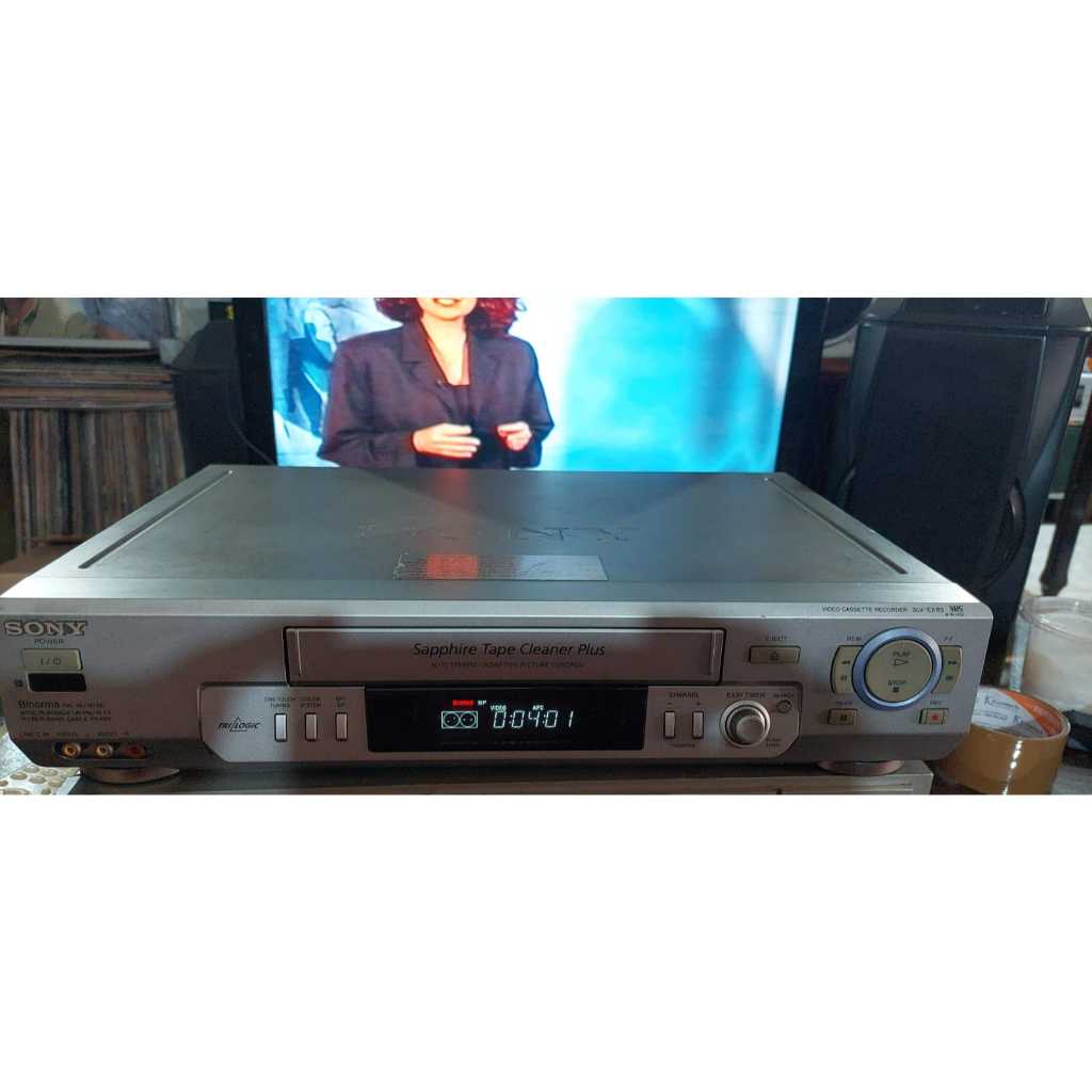 ELETRONICO: Vídeo Cassete Sony SLV-EX8S Silver 7 Heads Sapphire - Revisado