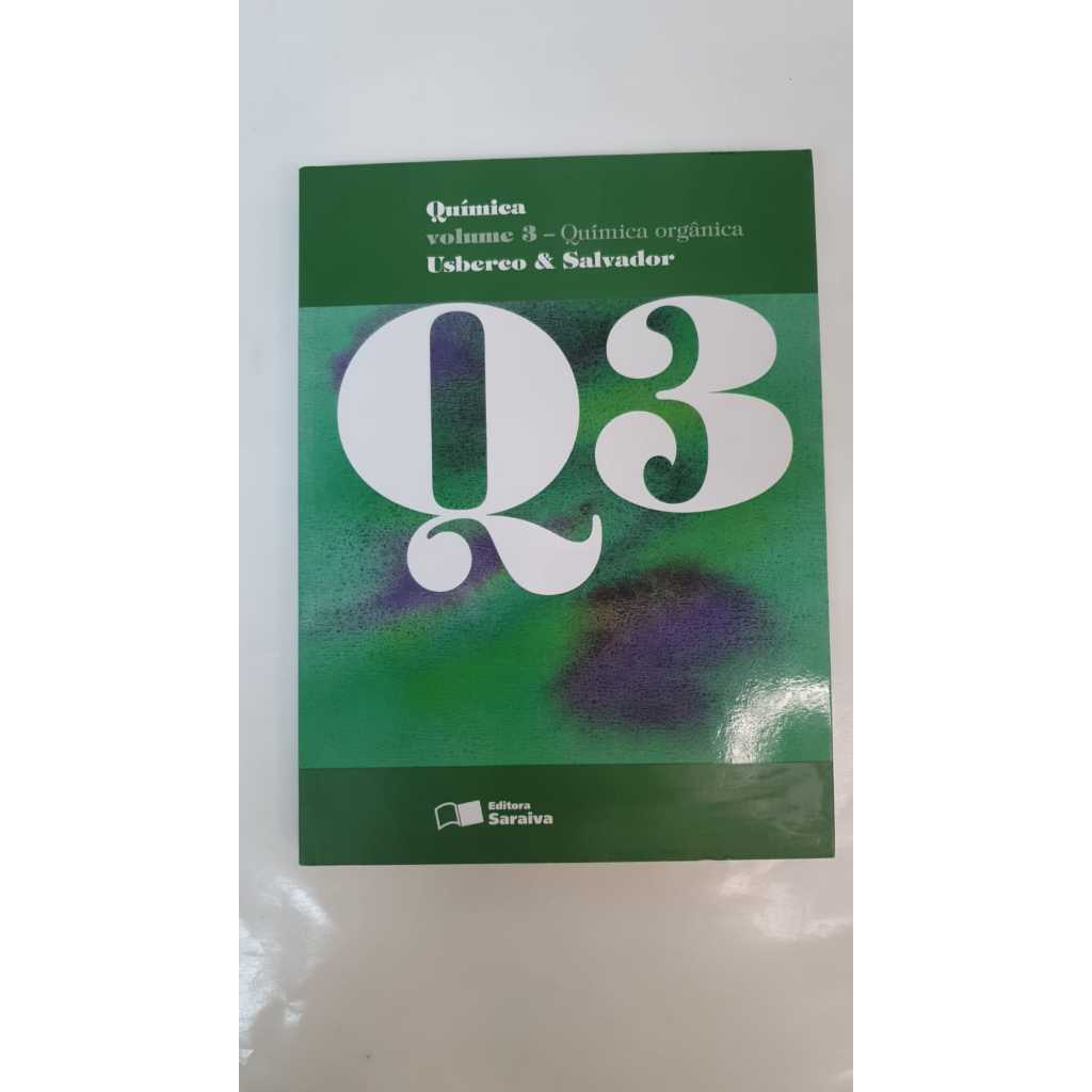 Livro Q3 Química Volume 3-Química Orgânica Usbero, Salvador V8624