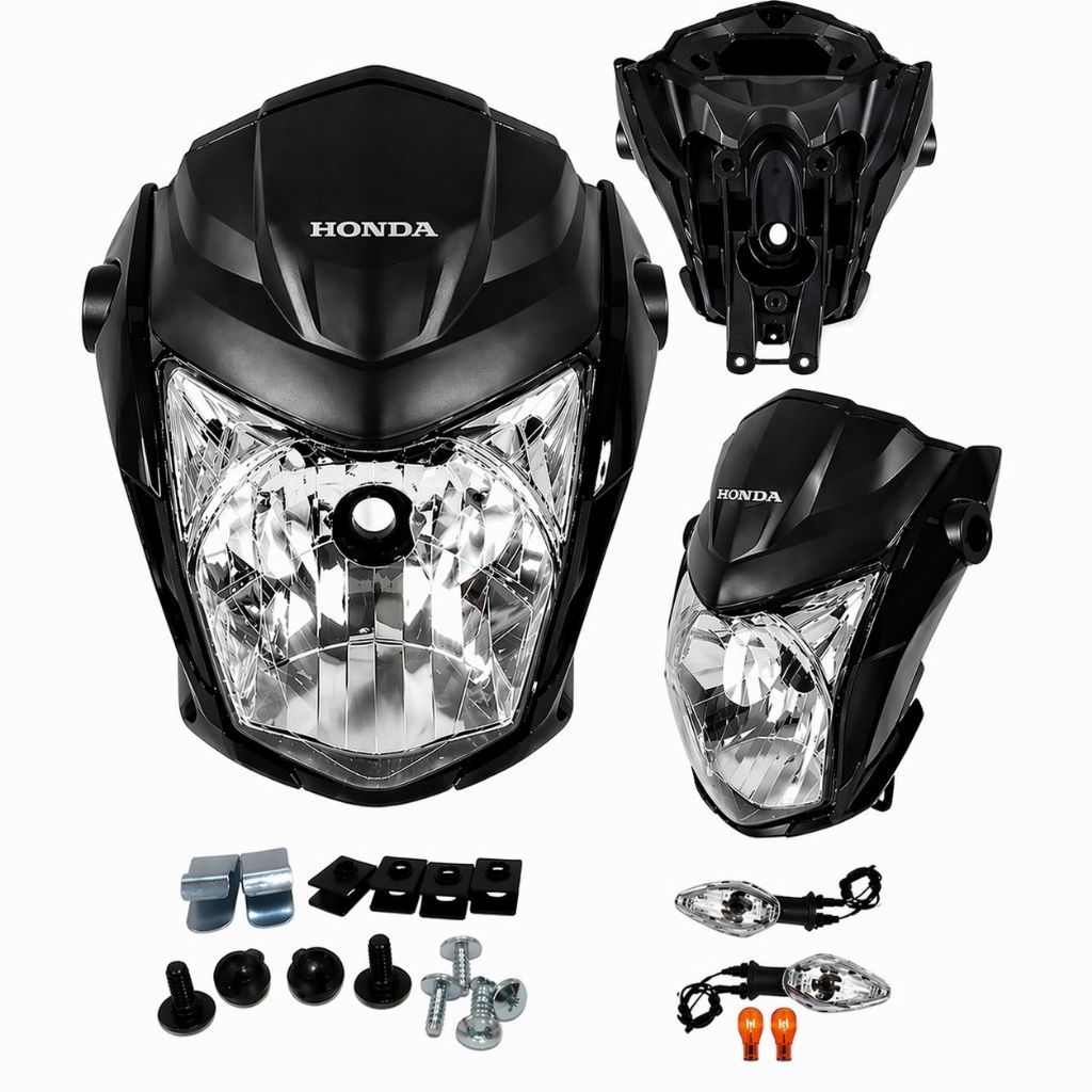 Frente Farol Completa Com Bananinha Cg Fan Start 160 2022 a 2024 + Pisca + Aranha