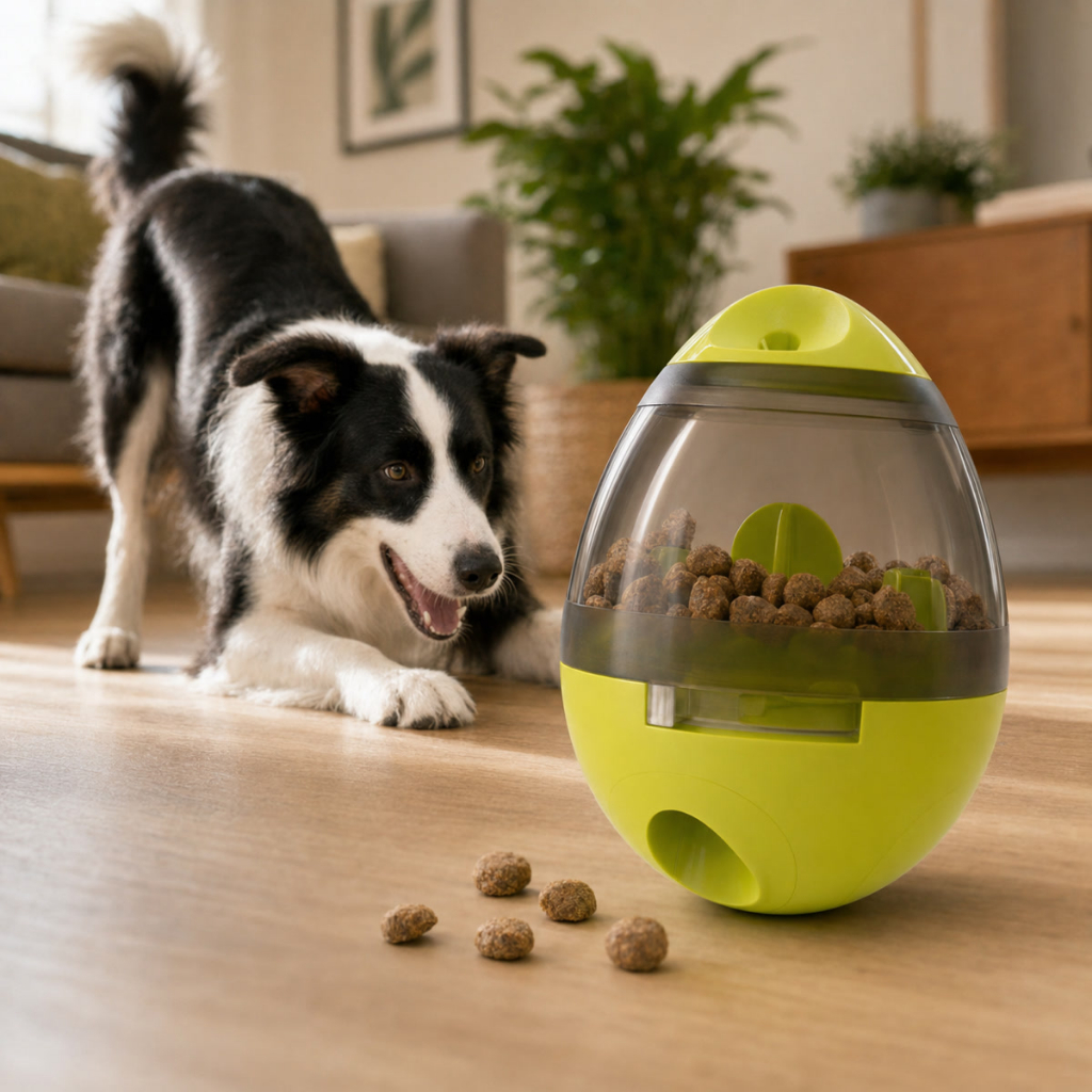 Comedouro Interativo Pet Solta Ração Brinquedo Anti Stress Cães Gatos (Enriquecimento ambiental))