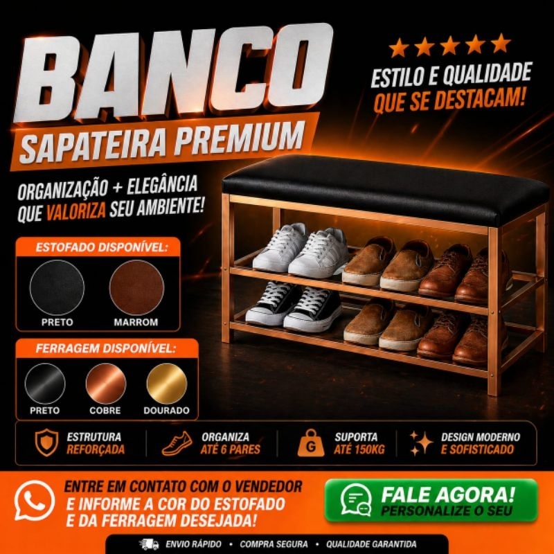 Sapateira Multiuso(Banco)