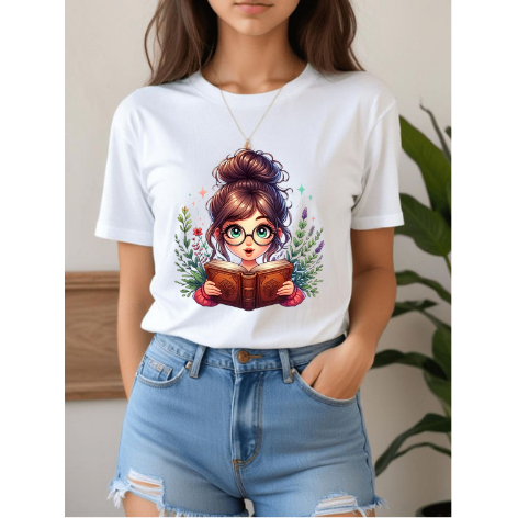 Camiseta Feminina Estampada Professora Educação Infantil e Fundamental 1 - Várias Cores Colorida Algodão Confortávels
