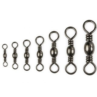 Girador Pesca Black 25pcs ou 50 pcs Pesqueiro Traira Piranha Tamba Pacu Castor Empate Pescaria Praia Anti Torção