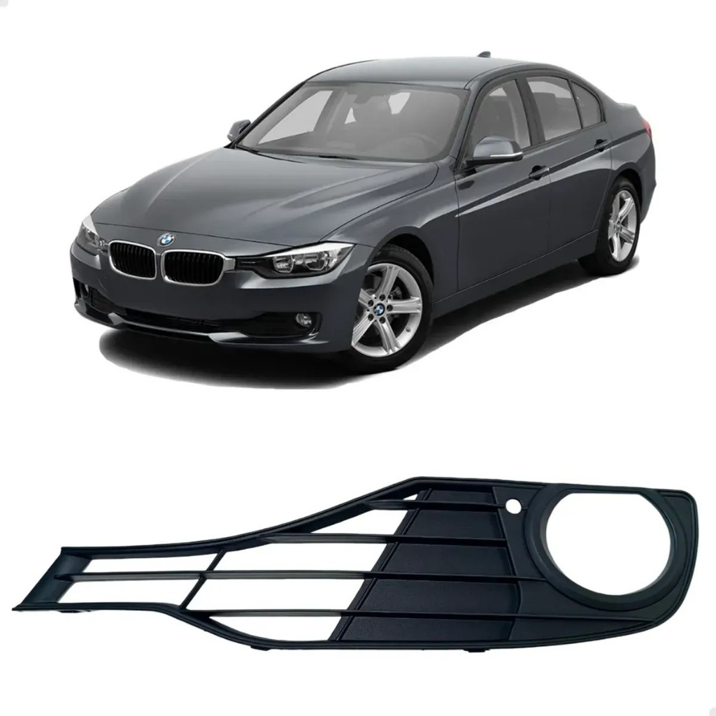 Tela Grade Farol Milha Bmw Serie 3 320i 316i 328i 2012 2013 2014 2015 2016 Esquerdo 51117281918
