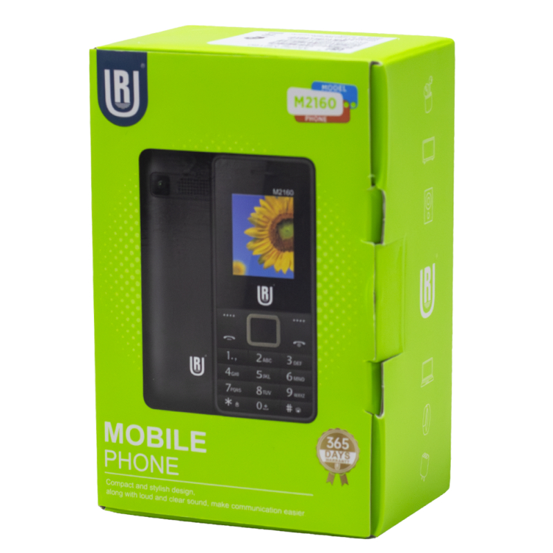 celular para idoso Celular UR M216     0 / 32GB / RAM 32GB / FM / Bluetooth / Lanterna / 1.77" / Camera / 1000Mah - Azul