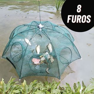 Armadilha Covo Peixe Isca Viva Lambaris Camarões