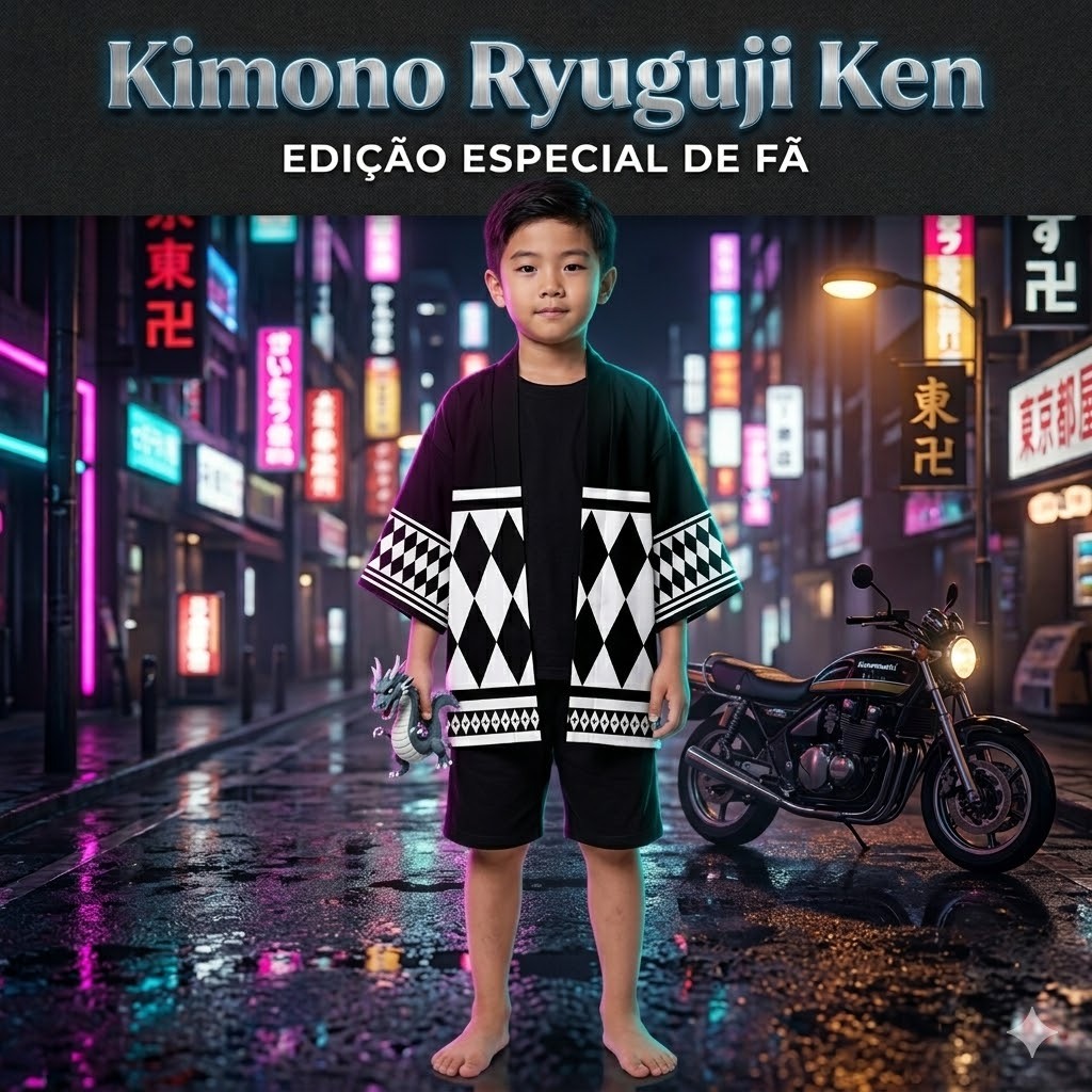 Kimono Ryuguji Ken - Fantasia Tokyo Revengers Infantil