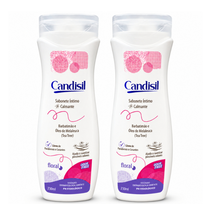 Sabonete Íntimo Candisil Óleo de Melaleuca Floral Demazon Higiene Íntima Feminina