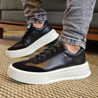 Tênis Casual Masculino Sola Alta Sneaker Minimalista Com Estilo E conforto