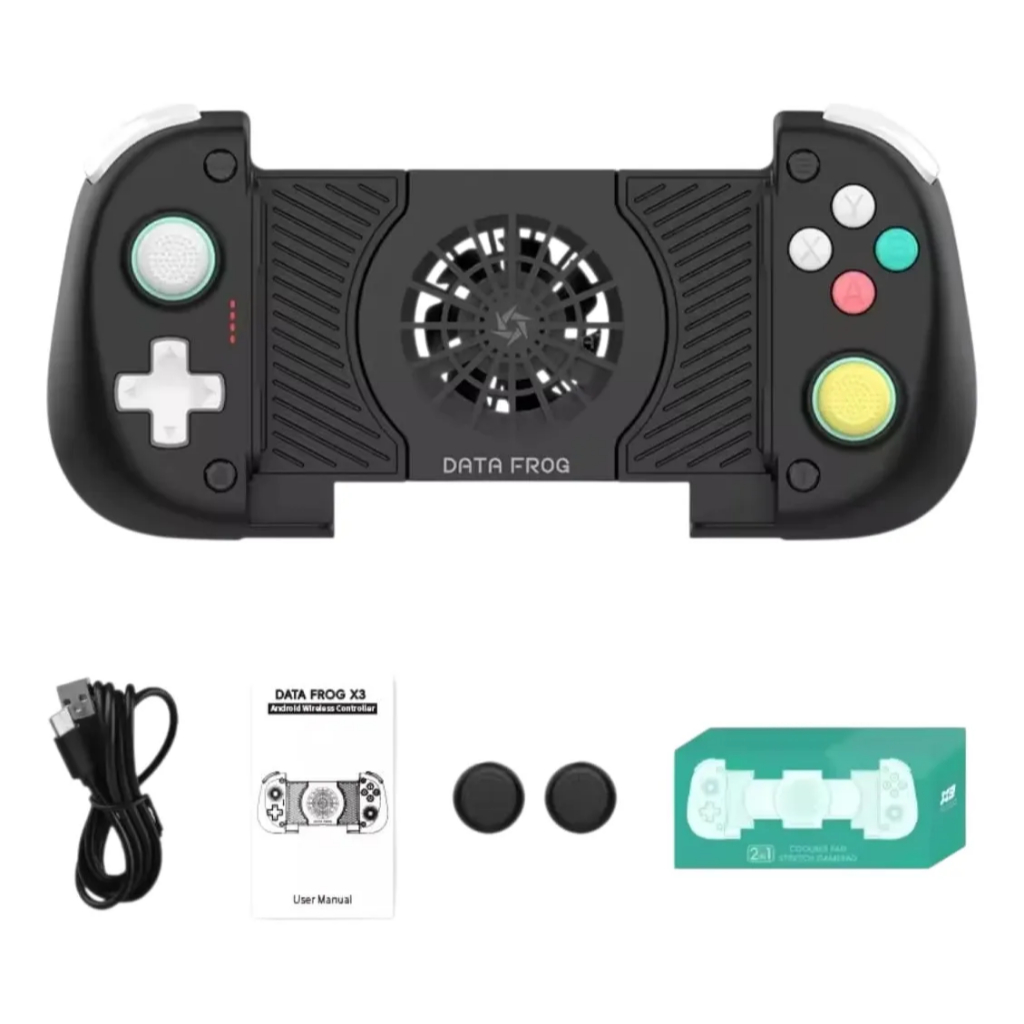 Controle gamepad Data Frog X3 Hall Effect Android Ios Pc Switch smartphones