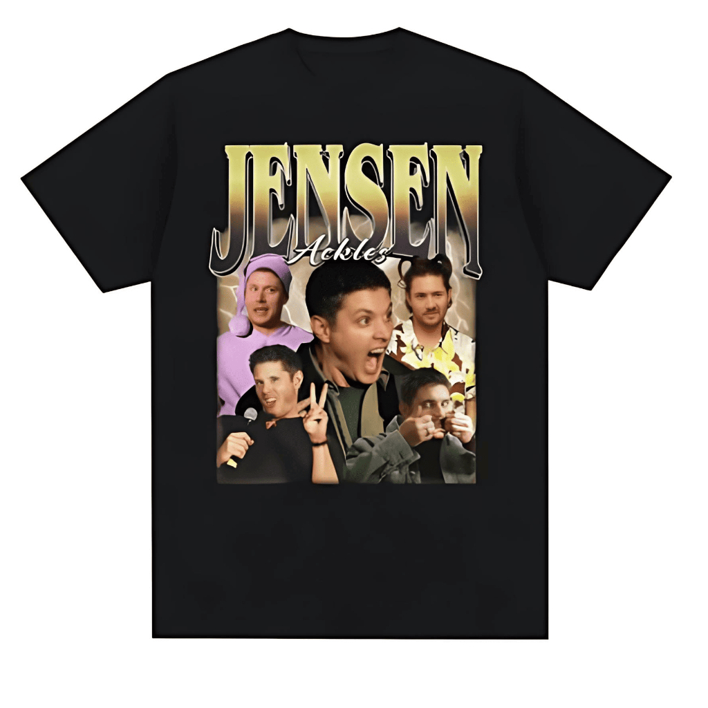 Camiseta Dean Winchester Jensen Ackles Fã Supernatural Unissex Infantil/Adulto Camisa Blusa Roupa