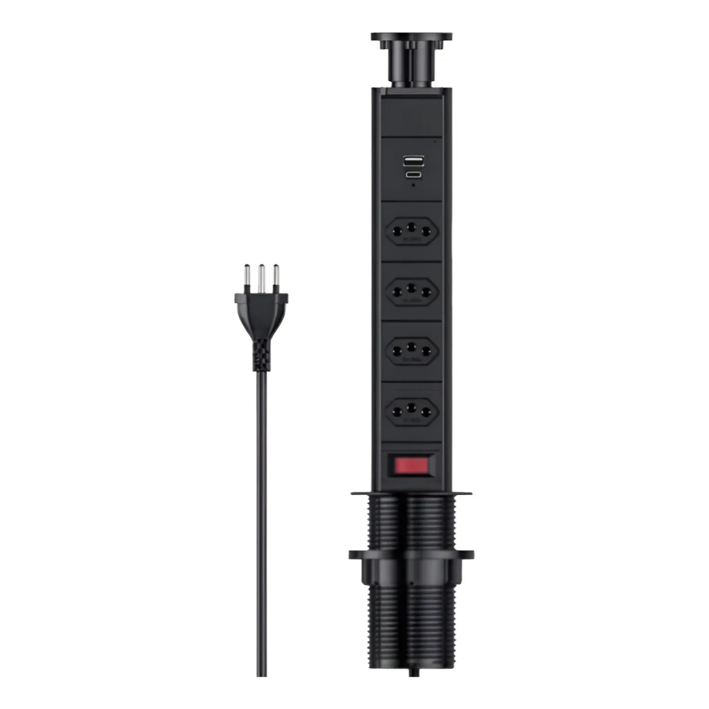 Torre de Tomada Retrátil para Mesa AL-1389