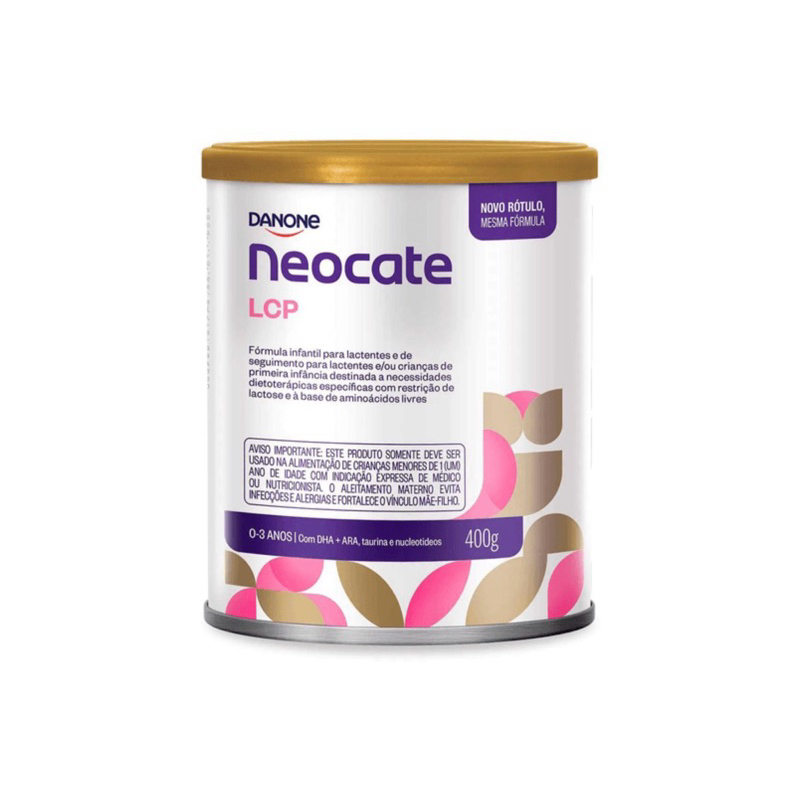 Formula Infantil Neocate LCP 0 a 3 anos Lata 400g - Danone