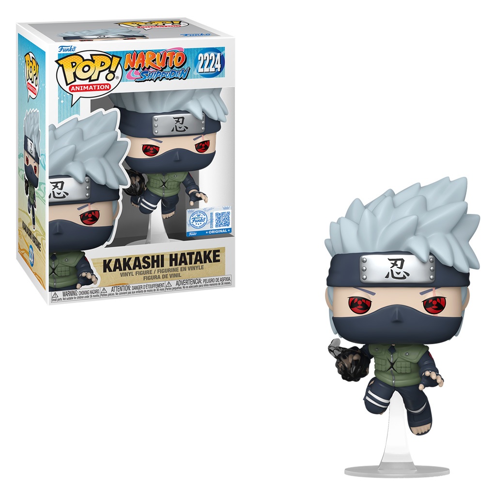 FUNKO POP ANIMATION NARUTO SHIPPUDEN EXCLUSIVE - KAKASHI HATAKE 2224 NOVO ORIGINAL