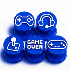 Kit Carimbo Marcador Brigadeiro VIDEO GAME Molde Festa Confeitaria Aniversário Doces