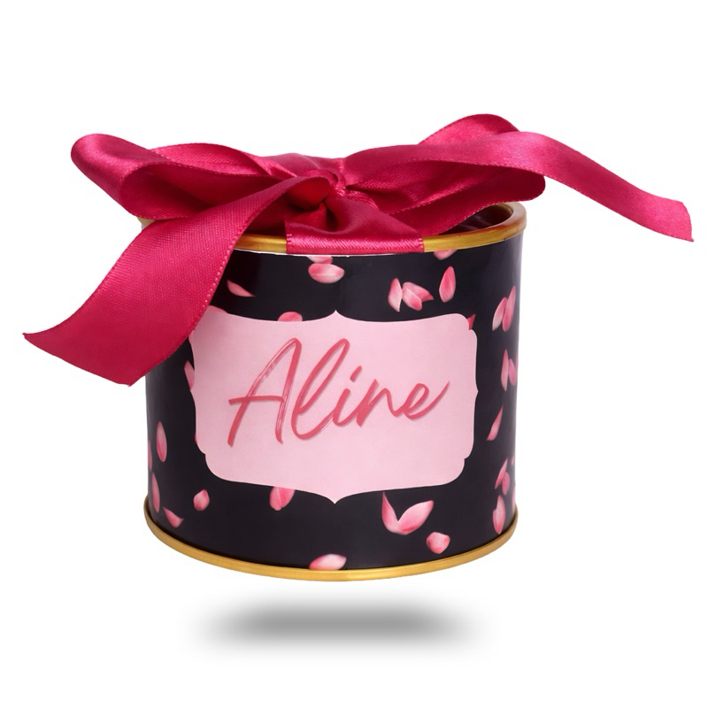Tubolata Personalizada com Nome 5x6 Lembrancinha Infantil Luxo Kit Mini Tubolata Festa Maternidade Batizado