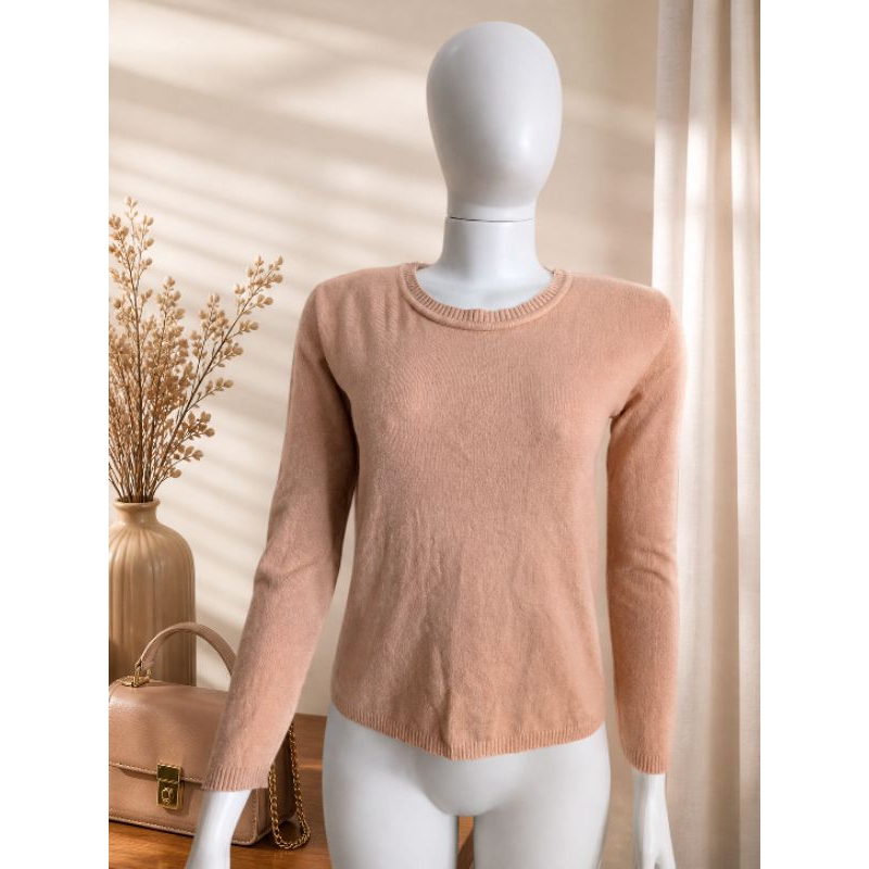 Blusa Feminina Manga Longa Sacada Tamanho G Viscose com Poliamida Básica Elegante Casual Moda Feminina