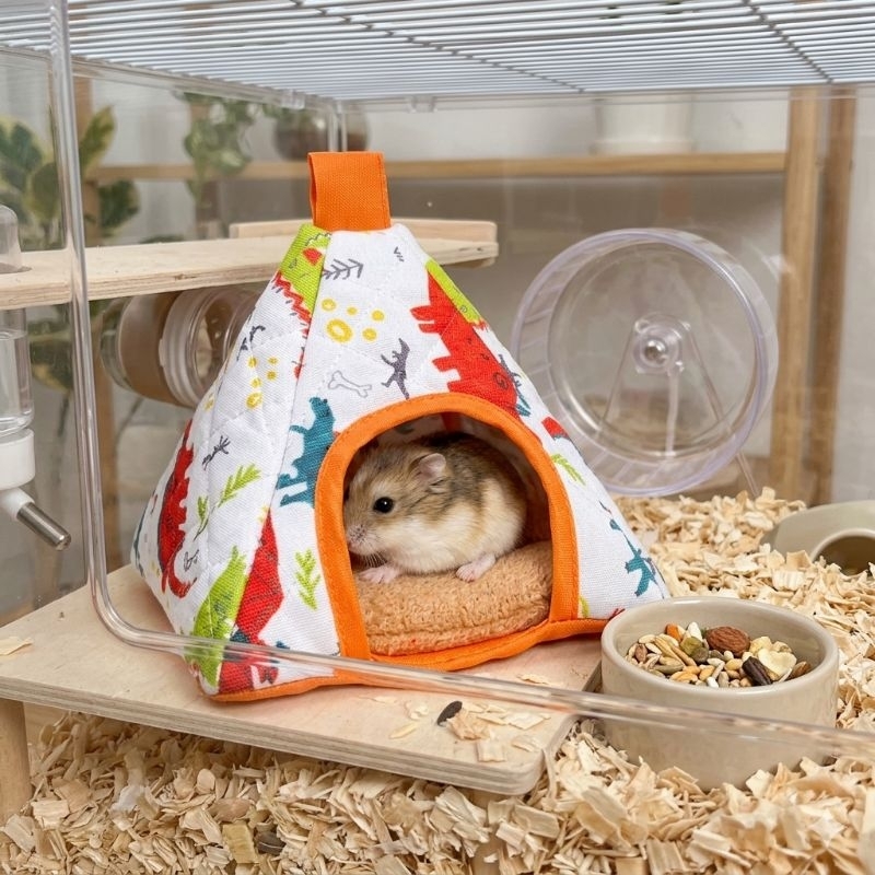 ​🐹 Casinha Exclusiva Tenda para Hamster Anão, Sírio e Roedores Pequenos ⛺️Pano bom.