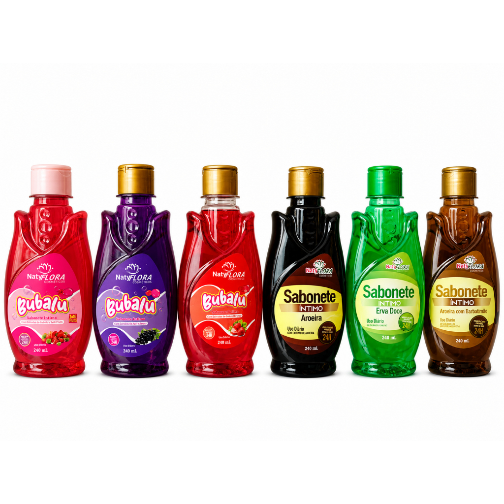 Sabonete Líquido Íntimo 240mL NatyFlora Ph Balanceado