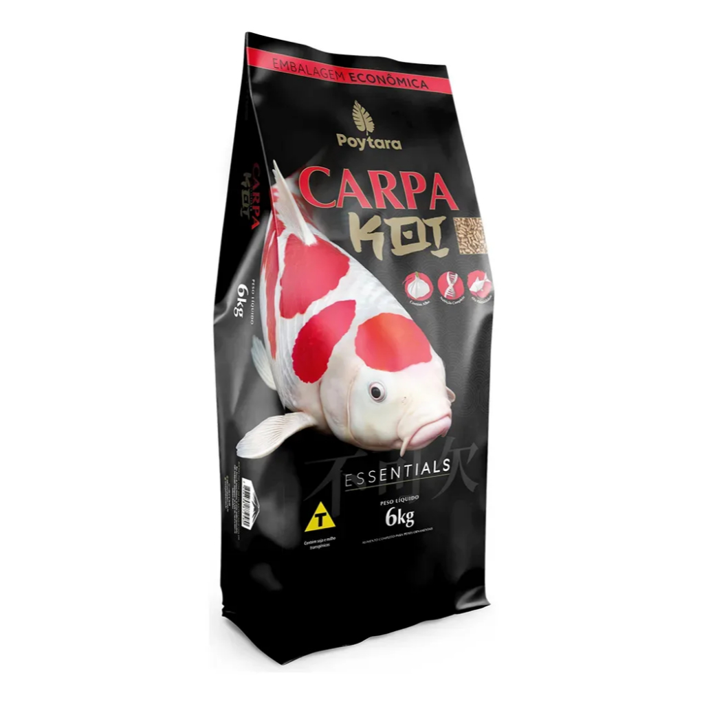 Poytara Carpa Koi Essentials 6kg Ração Premium