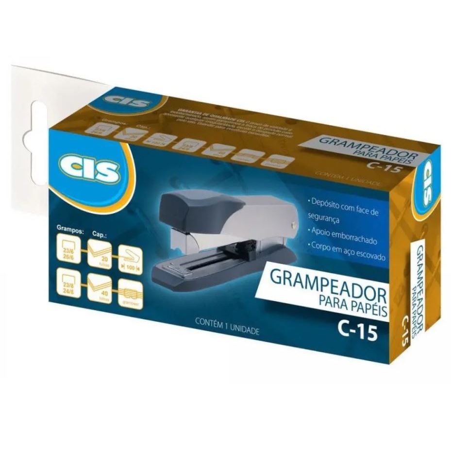 Grampeador Metal Cis C15