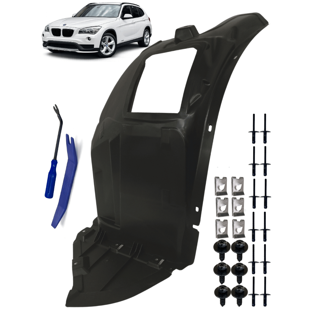 Parabarro Dianteiro Para Bmw X1 2010 2011 2012 2013 2014 2015 Capa de Roda kit completo com Grampos
