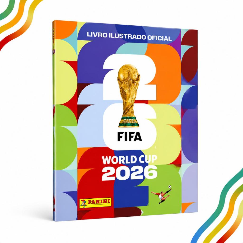 Álbum Copa do Mundo FIFA 2026 Colecionável Brasil Original Capa Mole Capa Dura