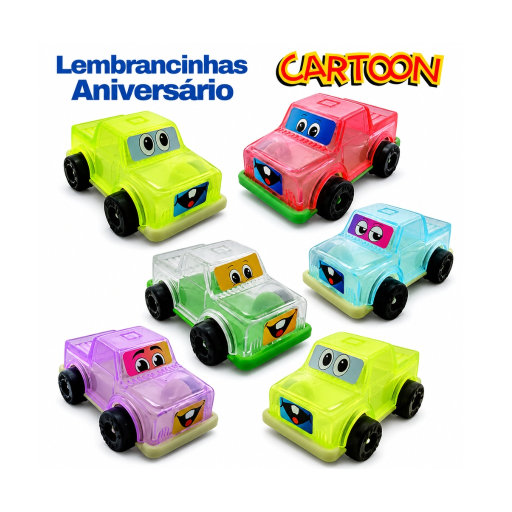 18 Carrinhos Mini Caminhonete Infantil Lembrancinha Festa aniversario Brinquedo Prendas barato Top