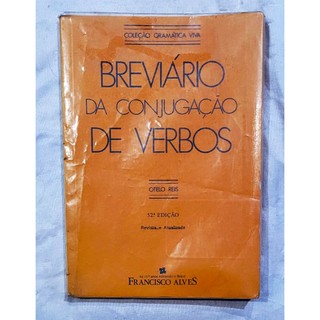 Livro Breviário da Conjugação de Verbos por Otelo Reis 52 Edição