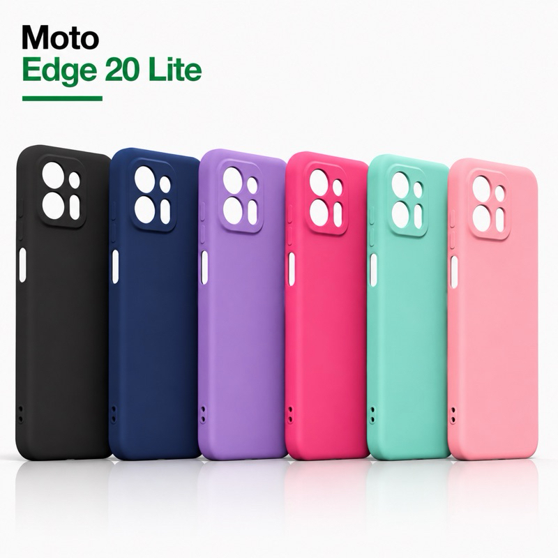 Capa Para Motorola Moto Edge 20 Lite Silicone Aveludada Capinha De Celular