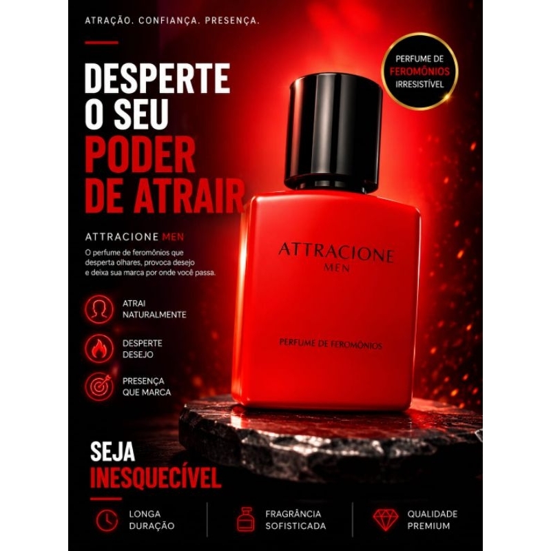 2026 Compre Novo Perfume com Feromônios – Sedução Natural, Alta Fixação, Frasco Recarregável