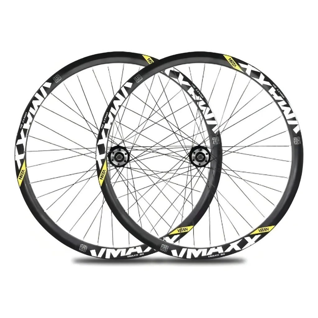 Par De Rodas Aro 29 Vzan Vmaxx Cubo De Rosca Sl Disco Cor Preto Montado e Alinhado