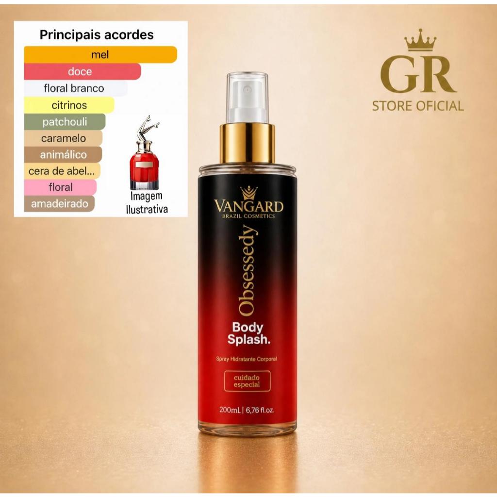 Body Splash Desodorante Colônia 200ml Perfumaria fina. Alta fixação!