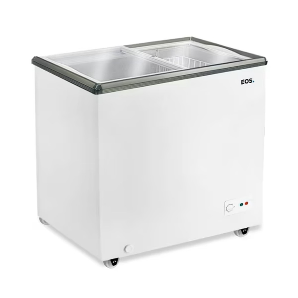 Freezer Expositor Horizontal Eos Eco Gelo 176L Eeh200xx Branco