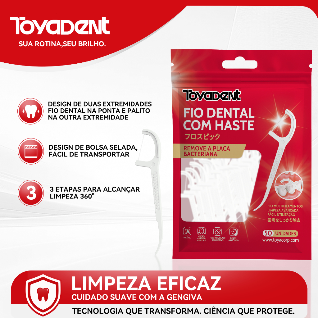 TOYADENT Fio Dental Picks Palitos Dentais