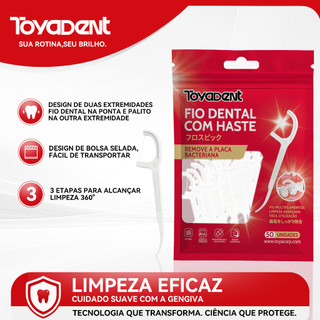 TOYADENT Fio Dental Picks Palitos Dentais Escova Interdental Higiene Oral,Para Uso Doméstico/Viagens