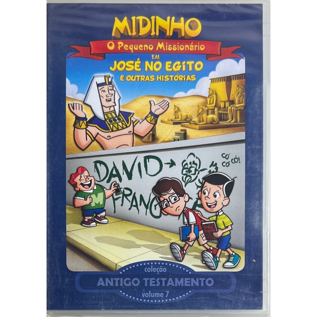 Midinho: O Pequeno Missionário – José no Egito e outras histórias - DVD Original Lacrado