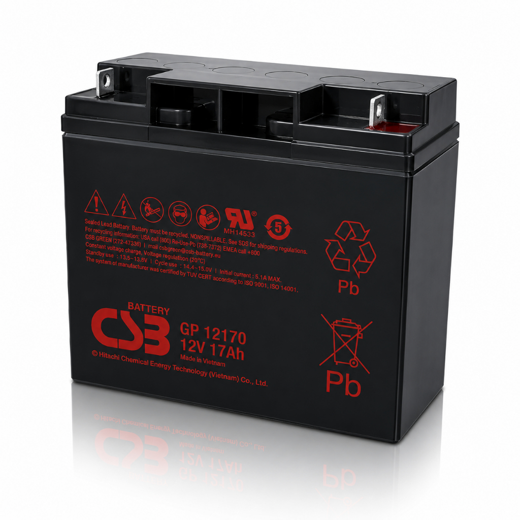 Bateria Selada CSB 12v 17Ah nobreaks, Jet ski, ups, cerca, eletricas, etc.