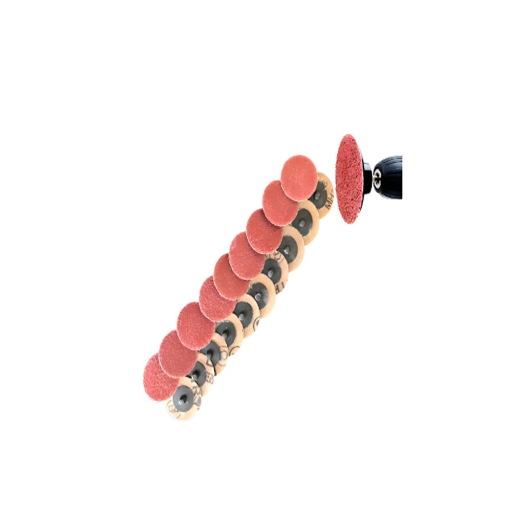 Disco De Lixa Troca Rápida Ceramico Roloc 2pol 50mm Kit 10 Un