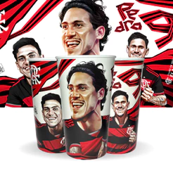 Copo Flamengo 550ml Oficial – Coleção Pedro 9 – Licenciado