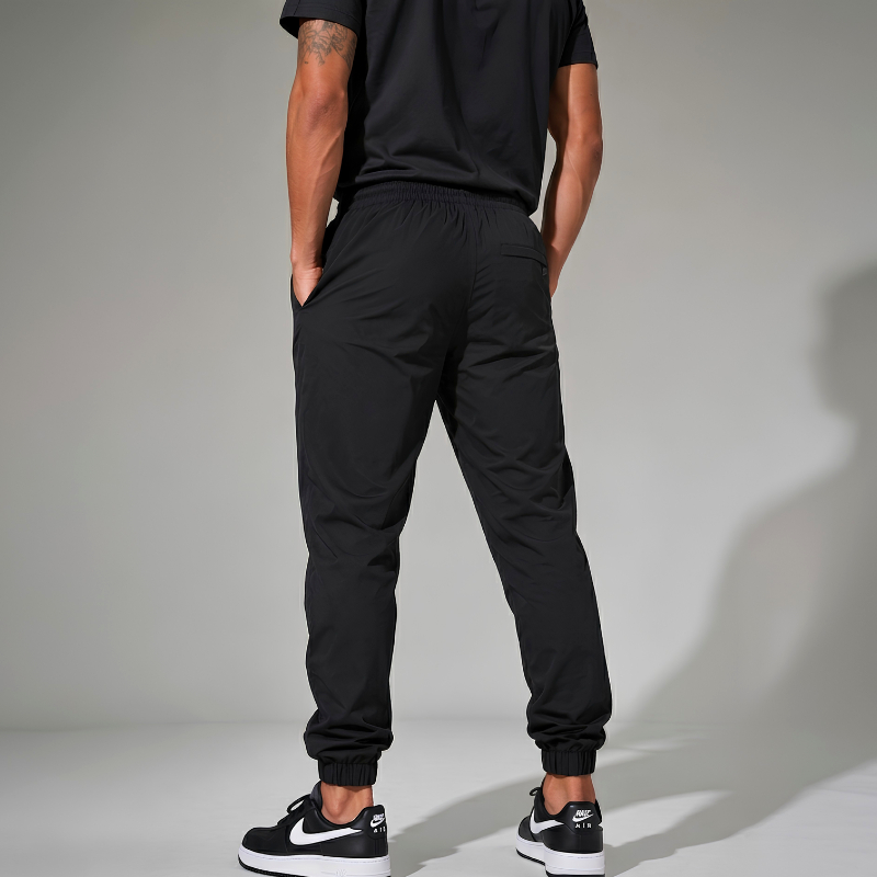 Calça Jogger Masculina Tactel com Bolsos Leve para Academia Corrida e Casual