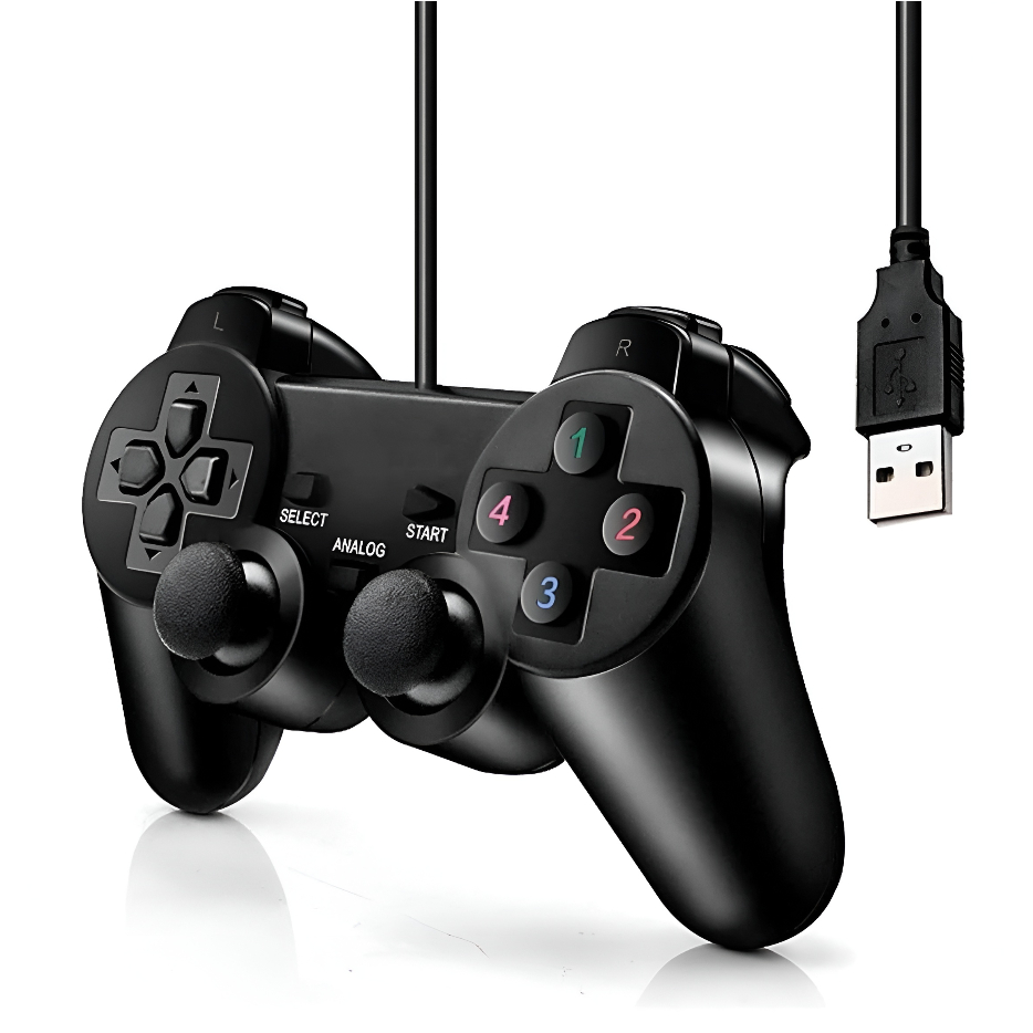 Controle Com Entrada Usb Joystick Games Computador E Console Vídeo Game Para Jogos PC Notebook