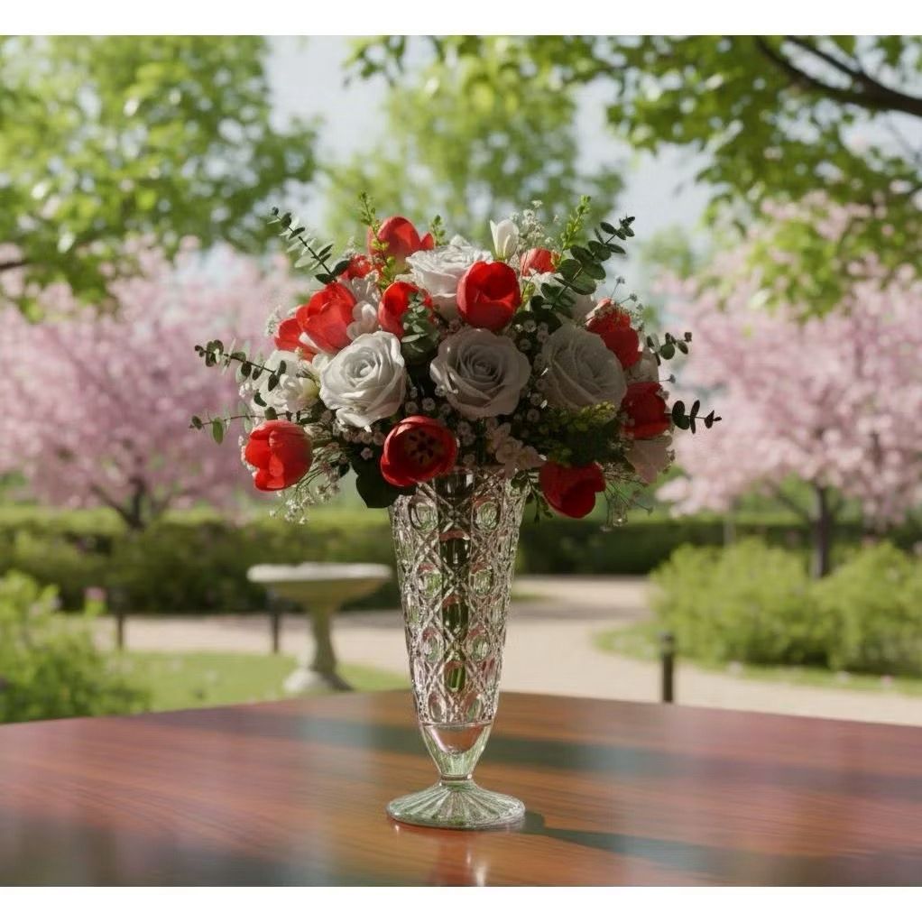 Mini Vaso de Vidro em Formato de Taça Ideal para Mini Arranjo de Flor Vaso Decorativo