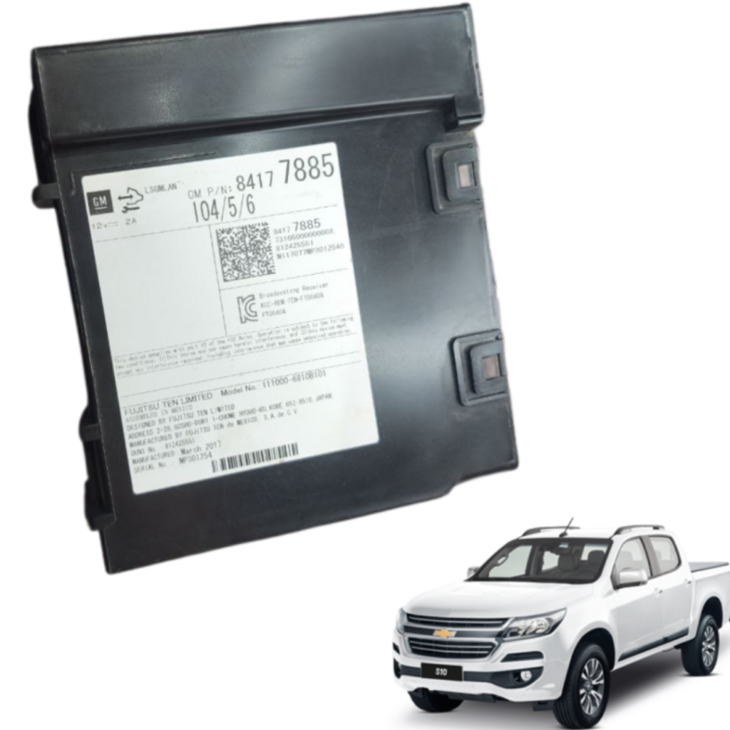 MODULO CENTRAL RECPTOR DE RADIO MULTIMIDIA S10 LTZ 2018 GM USADO