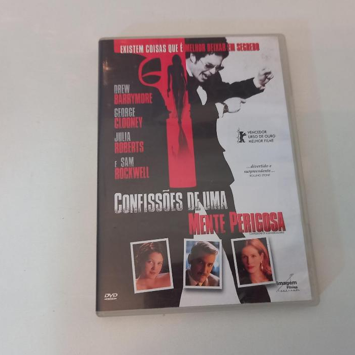 DVD Confissões de Uma Mente Perigosa de George Clooney