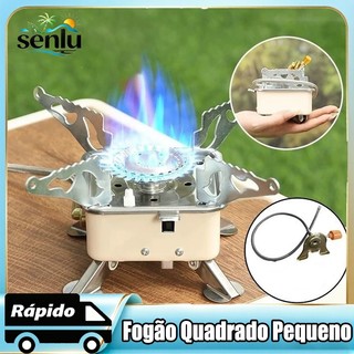 Fogareiro Portátil a Gás Dobrável Ignição Kit Com 1 Fogareiro Portátil a Gás Ideal para Camping e Viagem