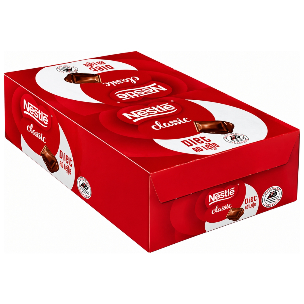 Chocolate Classic Diet Ao Leite C/22 Unidades 25g Nestlé