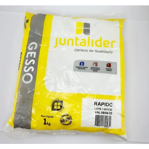 GESSO RÁPIDO JUNTALIDER 1KG PARA CONSTRUÇÃO
